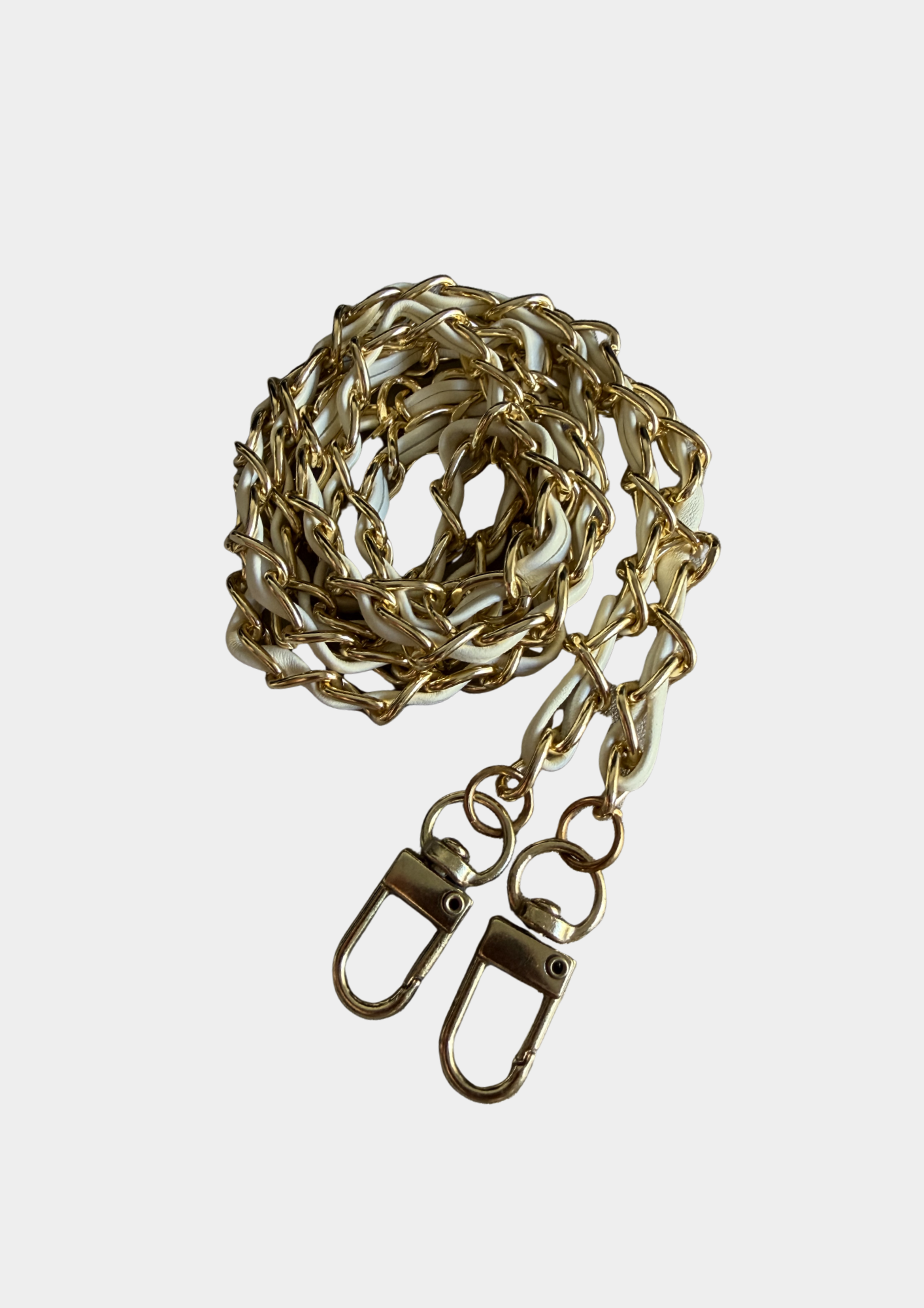 WHITE & GOLD CHAIN