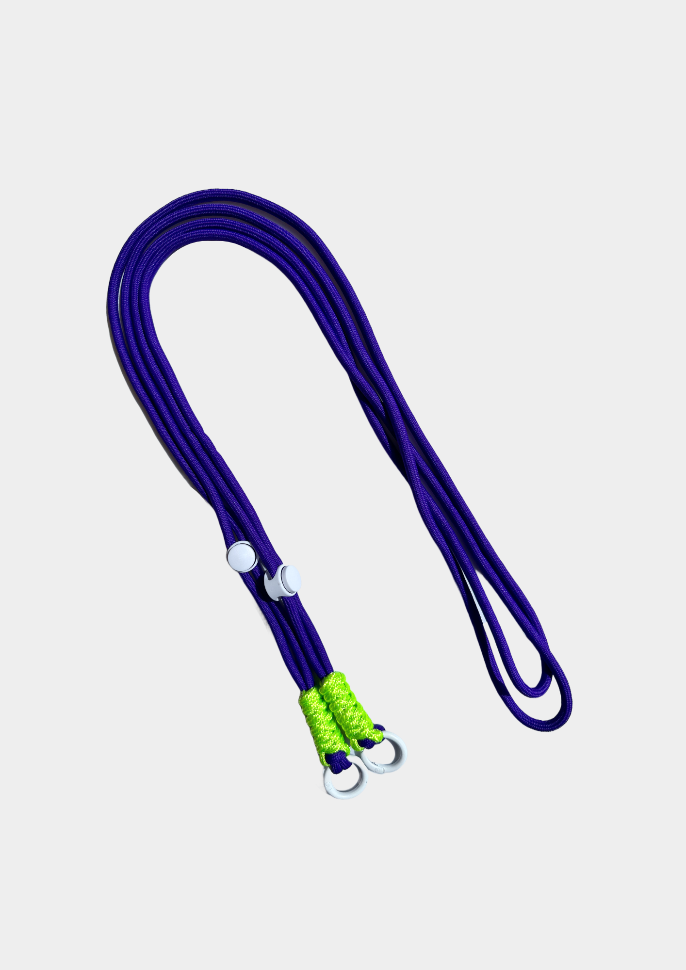 COLGANTE CORDÓN VIOLETA Y VERDE