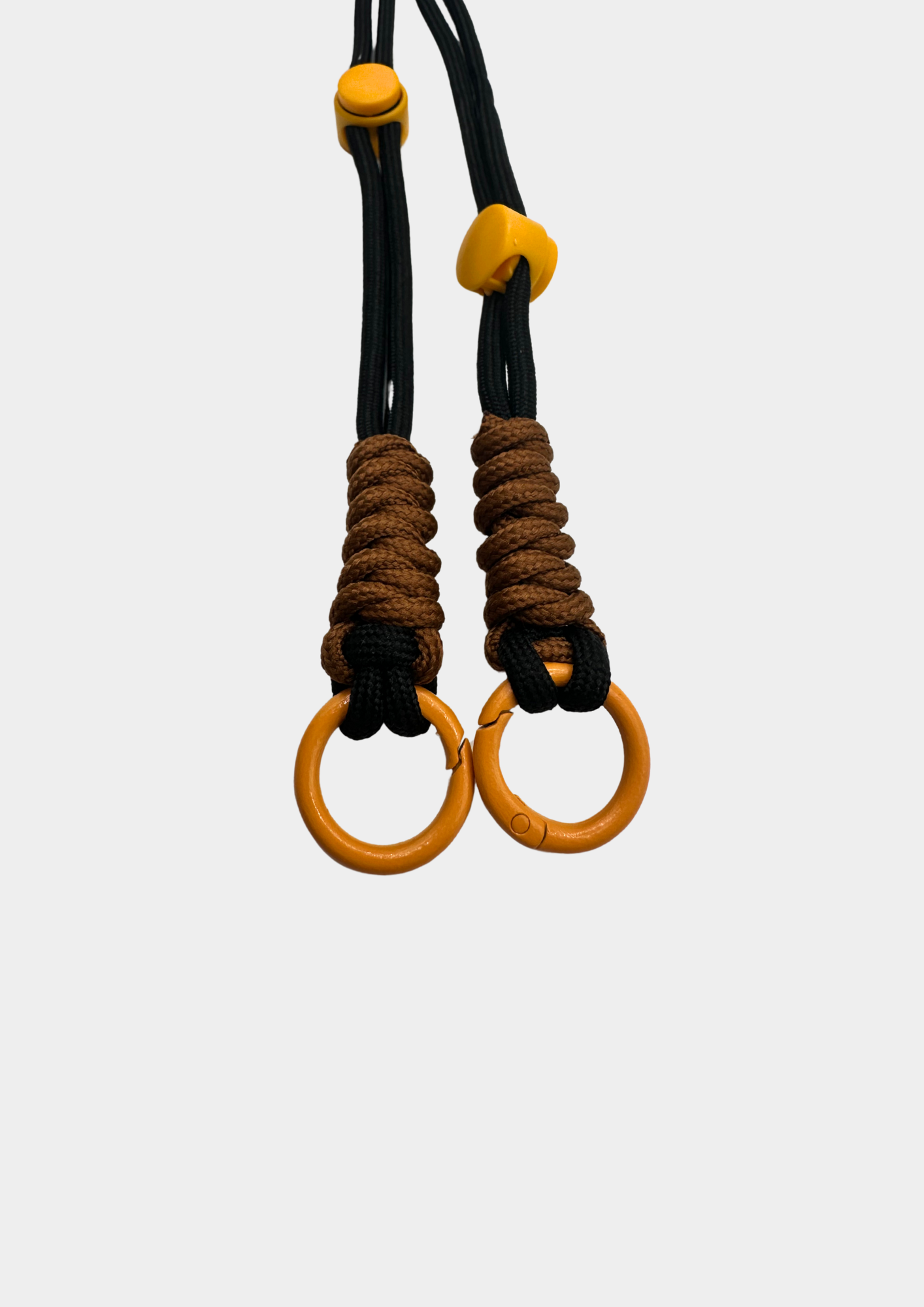 COLGANTE CORDÓN NEGRO Y AMARILLO