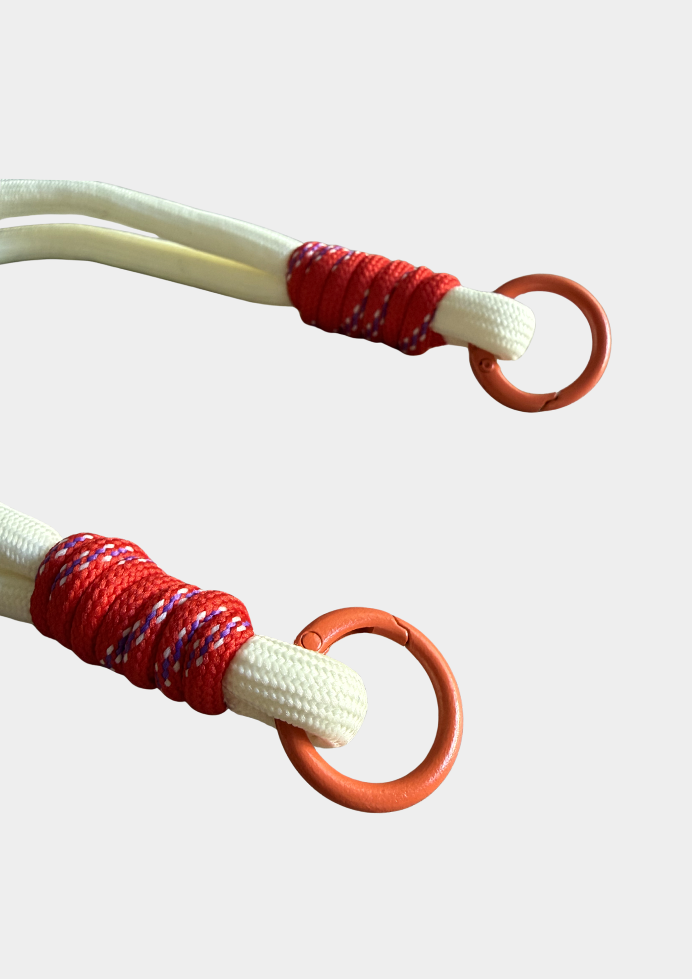 WHITE AND RED BRACELET