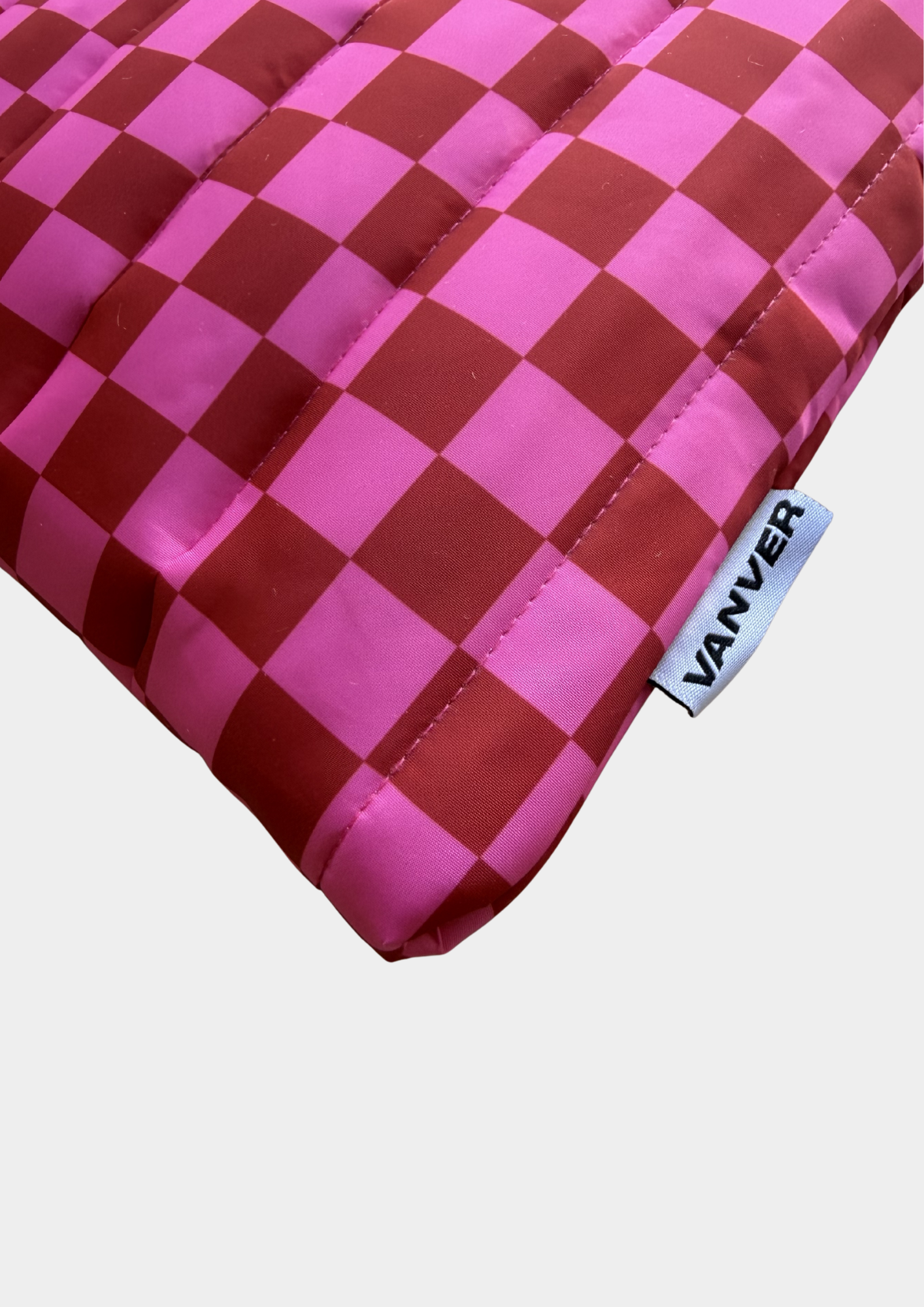 PINK GRID LAPTOP SLEEVE 