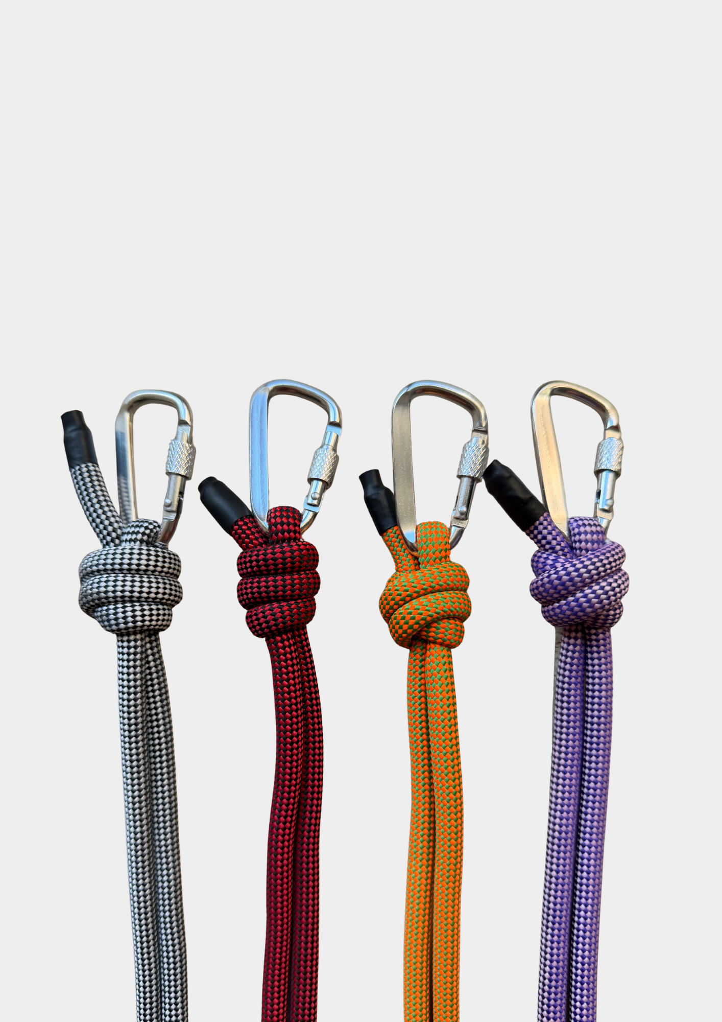 CORREA ROJA MOSQUETÓN PLATEADO