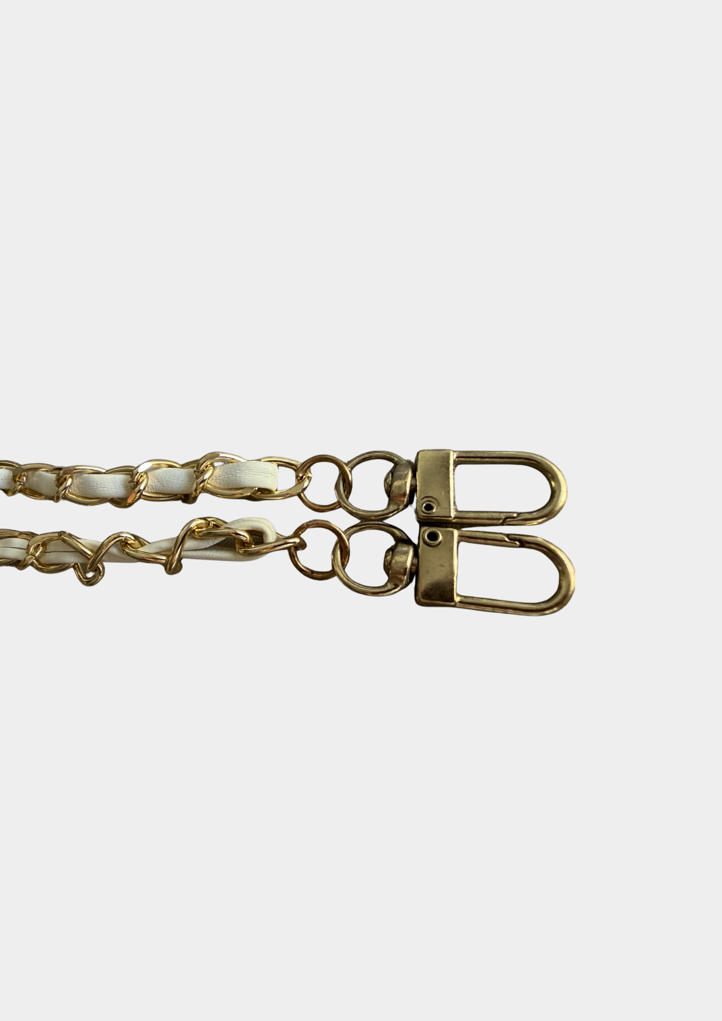 WHITE & GOLD CHAIN