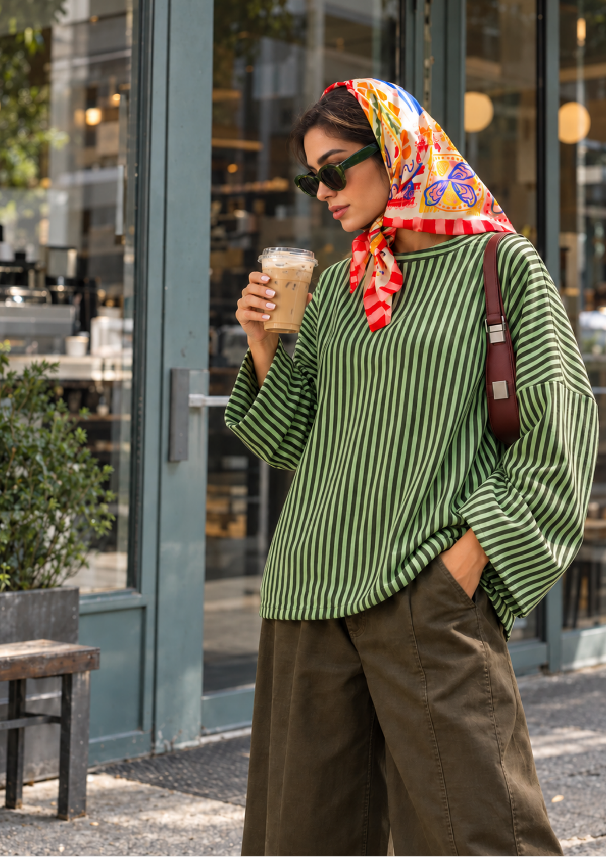 Pañuelo estampado Sapore Mediterraneo de VANVER – vista 2