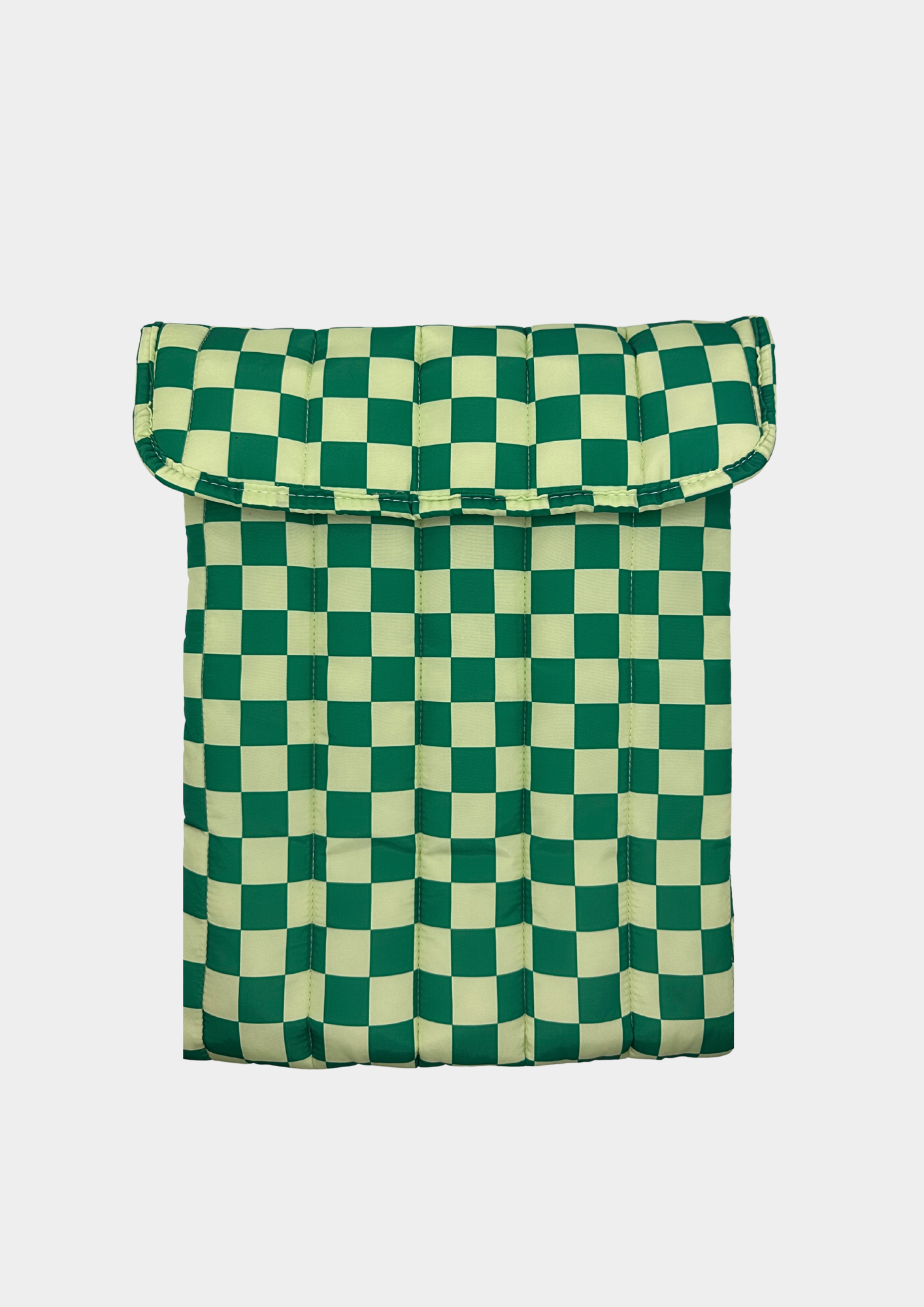 GREEN SQUARES LAPTOP SLEEVE 