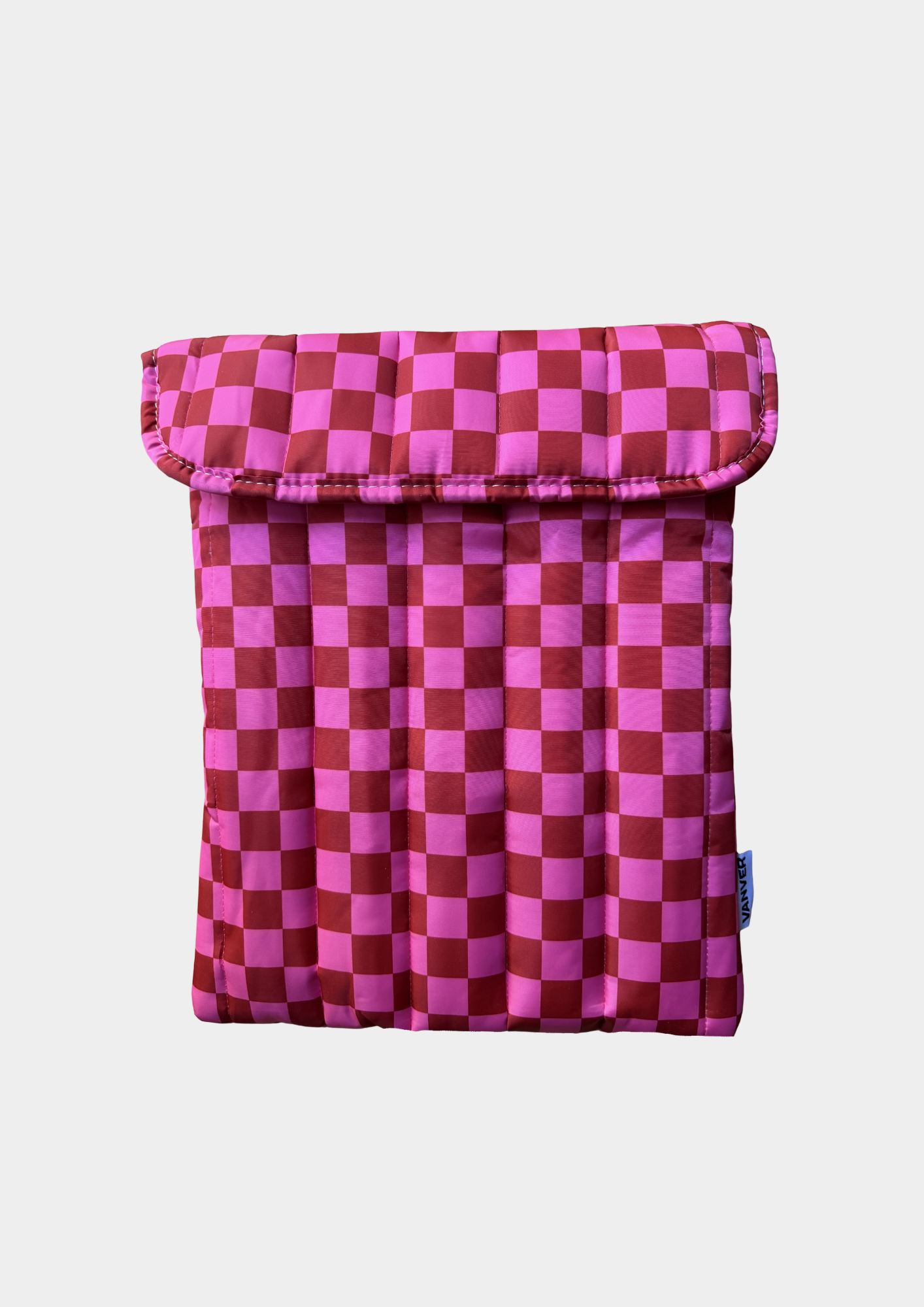 PINK GRID LAPTOP SLEEVE 