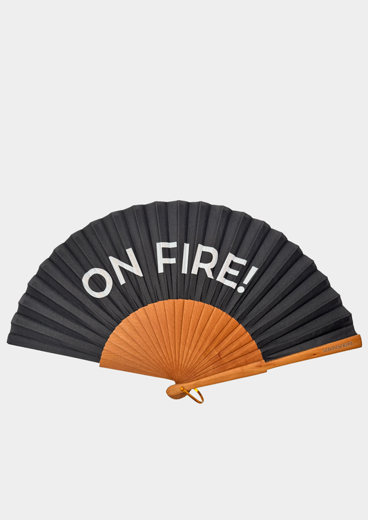 ON FIRE BLACK FAN