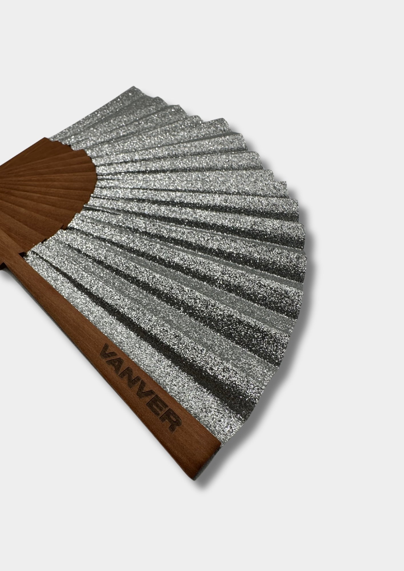 ABANICO SHINE PLATEADO