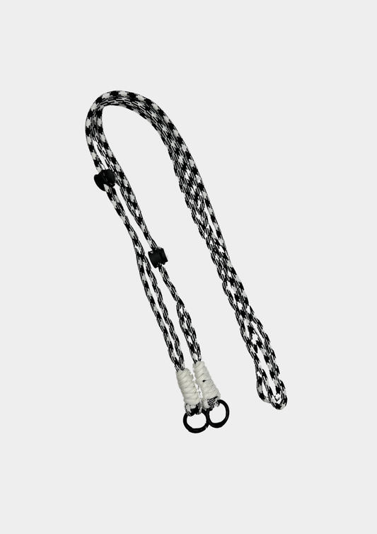 COLGANTE CORDÓN NEGRO Y BLANCO
