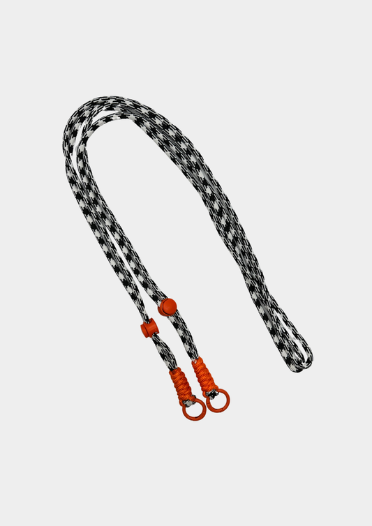 COLGANTE CORDÓN NEGRO Y NARANJA